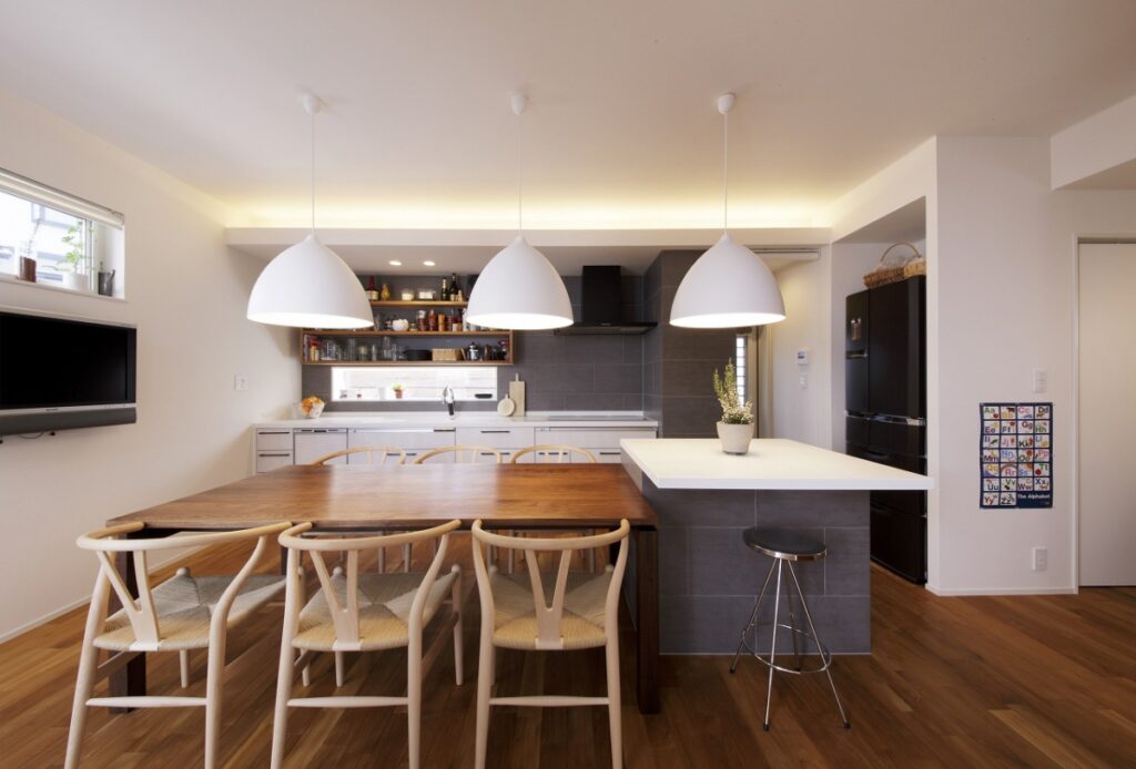 充実した空間づくりを楽しんだ住まい