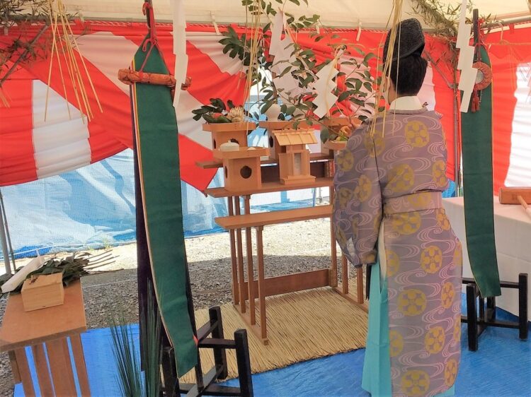 地鎮祭 -家づくりで最初のお祝い-