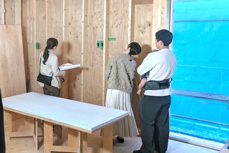 現場でのお打合せ|安心できる家づくりのため