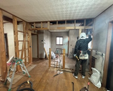 施工中の現場をご紹介します｜中古住宅リフォーム工事の様子